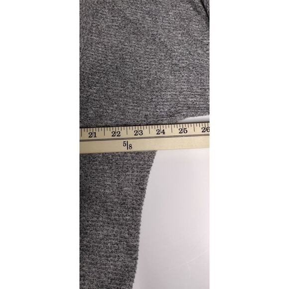 Express Women’s Gray Ribbed Oversized Dolman Sleeve Lightweight Sweater Size L - Picture 7 of 8